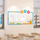 Learning Garden Cultural Wall Stickers Painting Elementary School Work Display Honor Wall Bulletin Board Class Arrangement Classroom Decoration