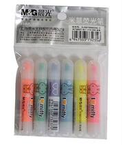 Morning light FHM22501 Colour fluorescent pen Mifie Six colour fluorescent pen Striking Pen Mark Pen Obsessed your type