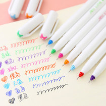 Korea monami monami Japanese and Korean star pen cover color gel pen 0 4mm water pen 208