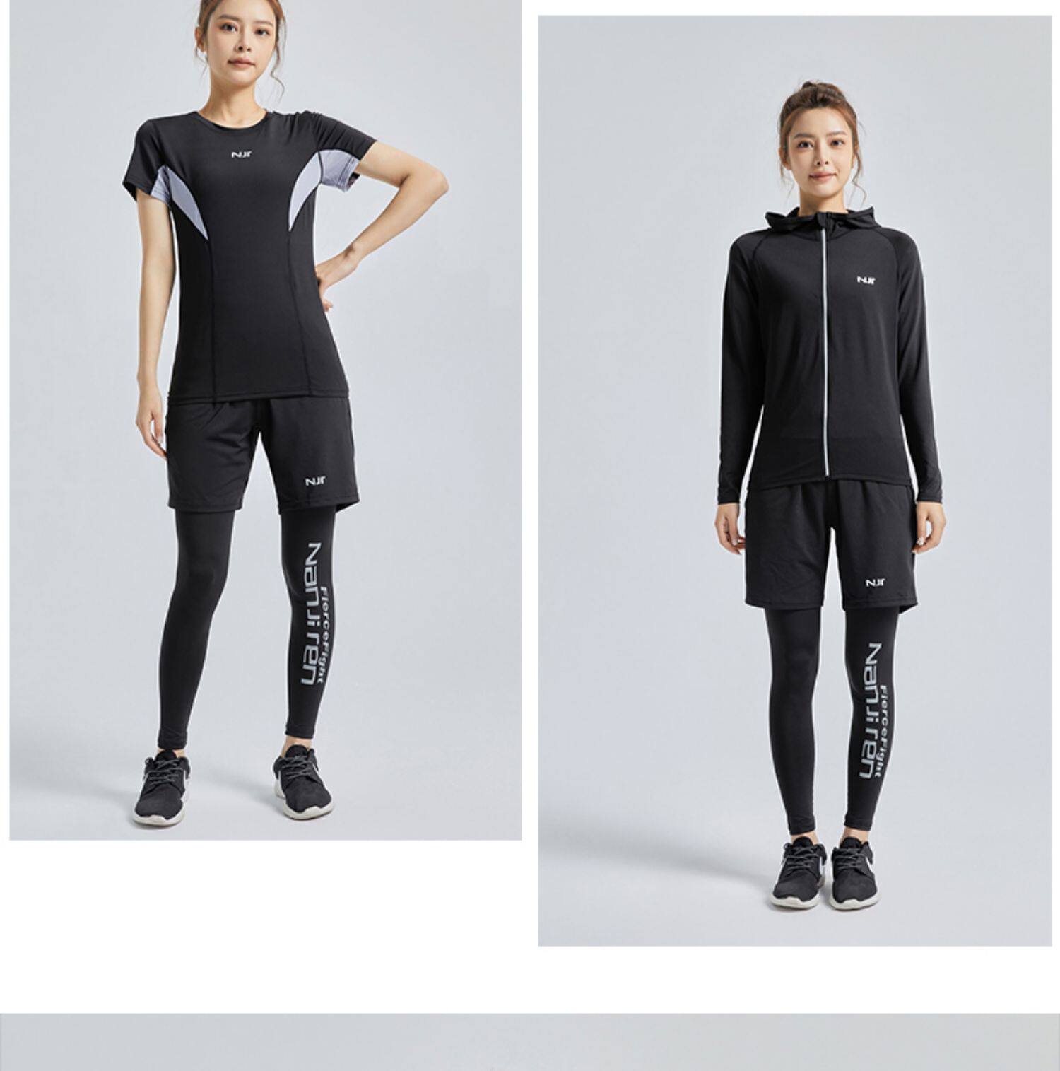 Одежда для йоги 南极人瑜伽服套装女士修身显瘦运动初学者好看的速干透气紧身衣服