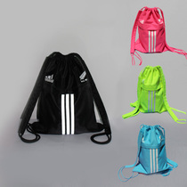  New Zealand All black Waterproof Basketball bag Football bag Ball bag Drawstring Backpack Fitness swimming harness Pocket Reflective