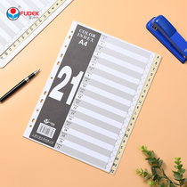 Sepp Page Paper Paginated Paper FD2100 Digital A4PP Index Paper 21 Page Paginated Paper Sepal Paper Glial Sorting Card