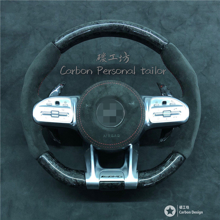 Mercedes A180L200C200E 300 - The new AMG sports carbon fiber steering wheel is upgraded