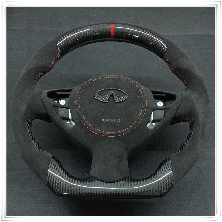 Custom fit for Infinity FX35 FX35 FX37 FX37 QX70 QX70 carbon fiber steering wheel