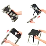 Складная портативная маленькая дорожная пони для взрослых для рыбалки, поезд