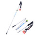 Khóa ngoài trời cực trekking 7075 hợp kim nhôm có thể gập lại 4 phần dài nam đi bộ gậy mía hình chữ M gậy leo núi chính hãng Gậy / gậy