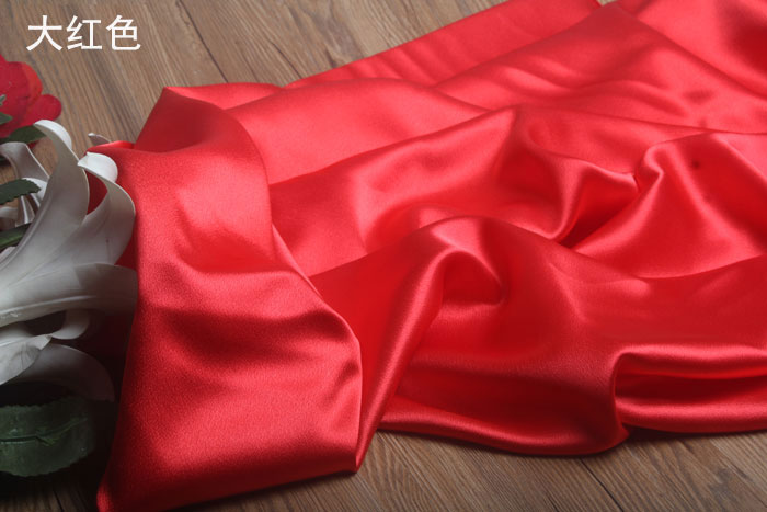 Cao cấp satin satin vải cao cấp Hanfu cheongsam váy quần áo lụa tơ tằm lụa satin dày - Vải vải tự làm vải thô hàn