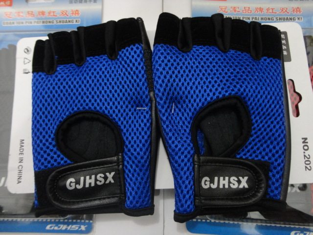 Red Double Jubilee Bike Half Finger Fitness Wheel Slide Riding Sports Gloves Sports Gloves for men and women Fitness