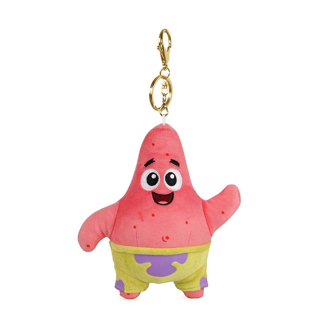 ຂອງແທ້ Spongebob Squarepants Big Star Pendant Doll Plush Doll Snail Squidward School Bag Keychain Pendant Small