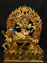 Nepal manual tantric Buddha gilded one five jixiang tian mother like boutique process single product