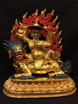Nepal manual copper-gilded a foot-three fundamental single Jian law enforcement Tibetan Buddhist Tantric law enforcement