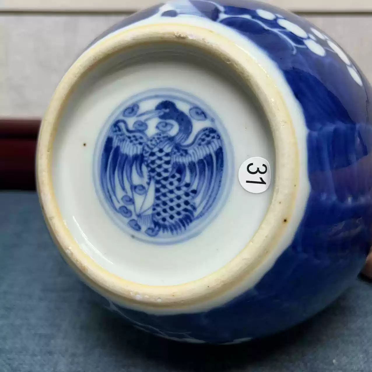 清乾隆青花山水罐72，古玩古董，文玩收藏