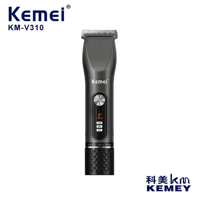 Kemei hair clipper V310 multi-function LCD ຈໍສະແດງຜົນດິຈິຕອນພະລັງງານສູງ silent hair salon ມືອາຊີບ hair clipper ຂ້າມຊາຍແດນ