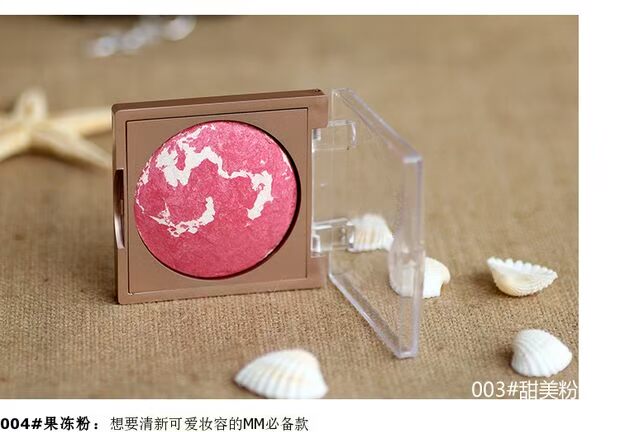 Thơ Penny Blush Rouge Sửa chữa cánh hoa phấn má hồng tinh tế Tự nhiên bền lâu dễ dàng để màu đỏ cam không thấm nước phấn má hồng hàn quốc