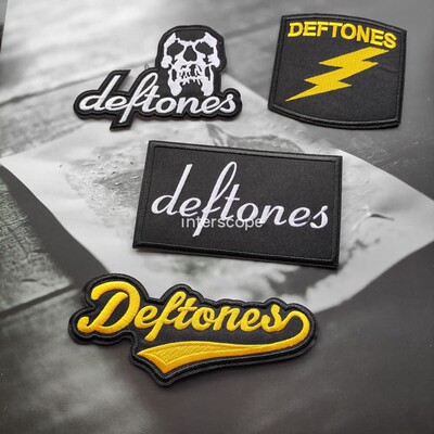 【Патч】Нашивка подтоновой группы Deftones, американская метал-рок-группа, периферийная тканевая нашивка.