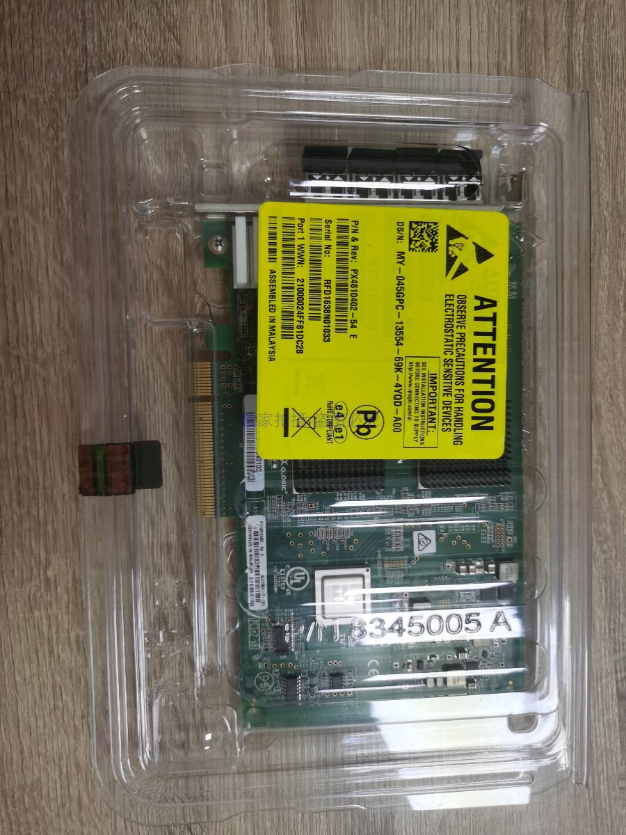 QLOGIC QLE2564 8GB FC Fiber Card 4-port HBA Card PX4810402-01 1 QLOGIC QLE2564 8GB FC Fiber Card 4-port HBA Card PX4810402-01