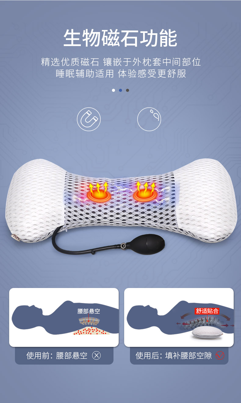 茶礼世家 多功能腰枕 腰椎拉伸/支撑/热敷 图5
