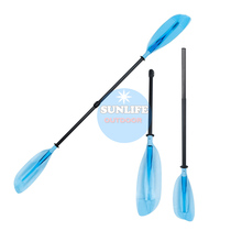 New transparent paddle high-strength fiberglass paddle kayak paddle outdoor surfing paddle PC fiberglass paddle