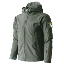 Outdoor Sports Soft Shell Submachine Clothing Mens Tactical Jacket Grip Suede Thickened Special Soldiers Windproof Ski Mountaineering Army Memes