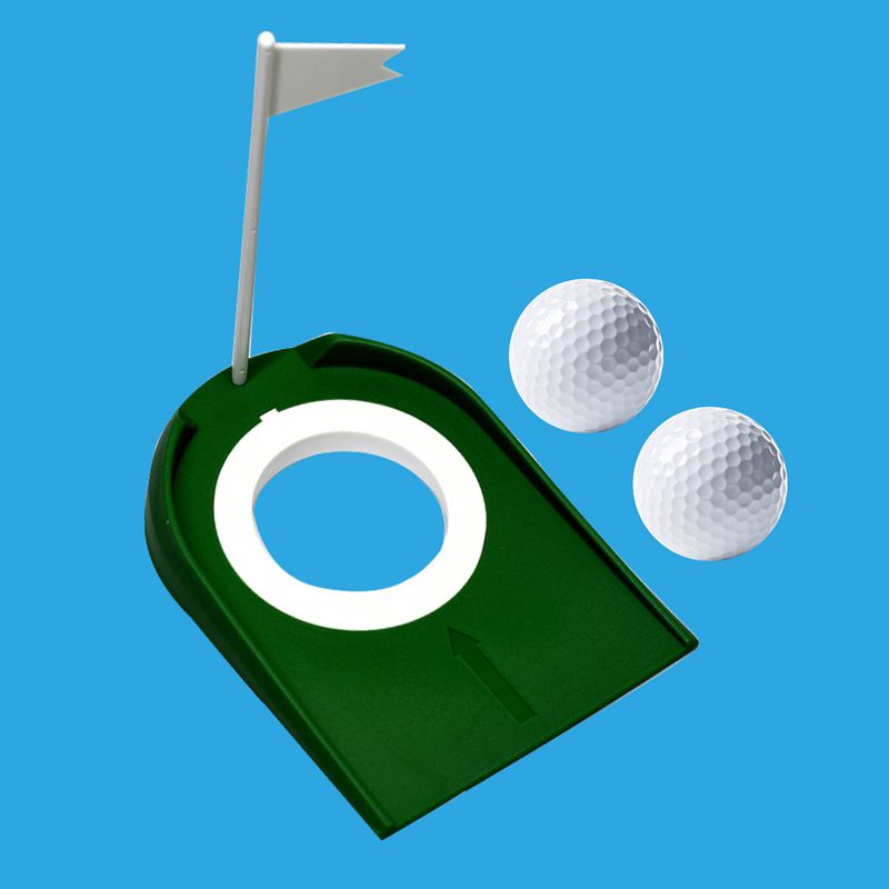 New golf indoor putter putter plastic plate professional green hole Cup plate hole with flag