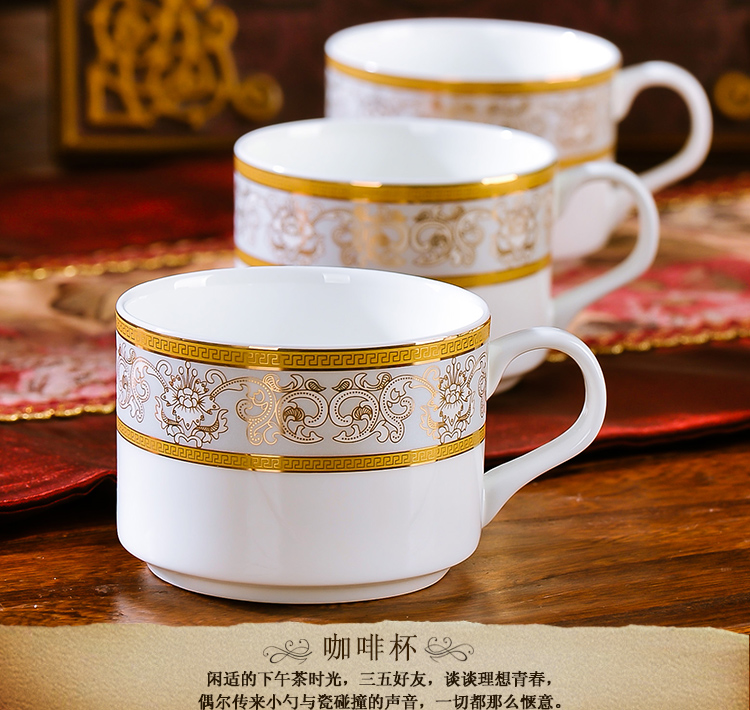 European style coffee coffee cup eight head suit I British ceramics scented tea tea tea set