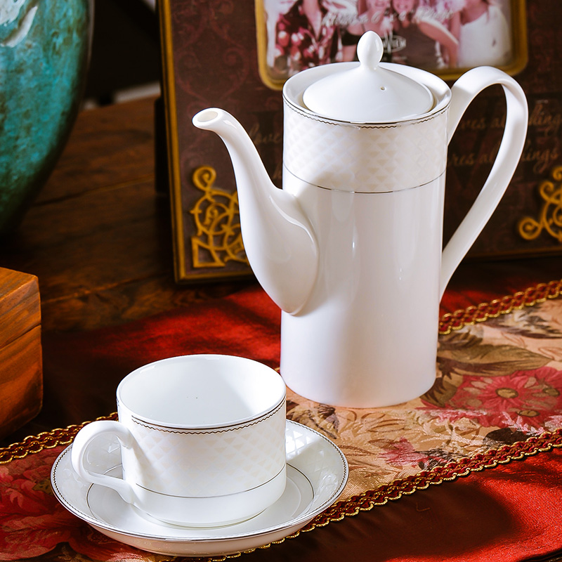 Ceramic coffee set ou tea sets English afternoon tea tea teapot teacup coffee cup