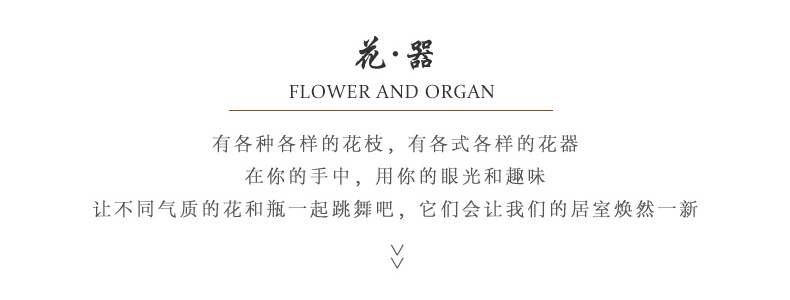 Jingdezhen ceramic new Chinese style of large vases, flower arranging I and contracted Europe type TV ark, sitting room adornment is placed