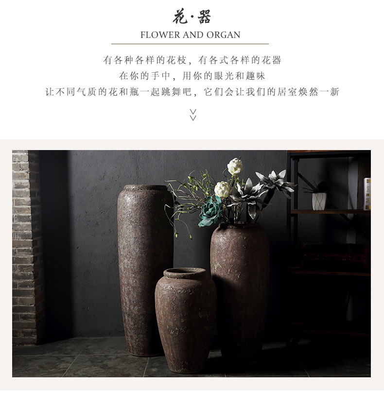 Jingdezhen ceramic new Chinese style of large vases, flower arranging I and contracted Europe type TV ark, sitting room adornment is placed