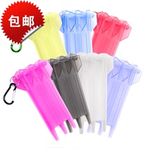 Knight darts portable dart box can hold a complete set of darts transparent dart box with lock buckle integrated dart box