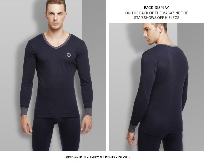 Sous-vêtement thermo jeunesse PLAYBOY simple en coton - Ref 752360 Image 17