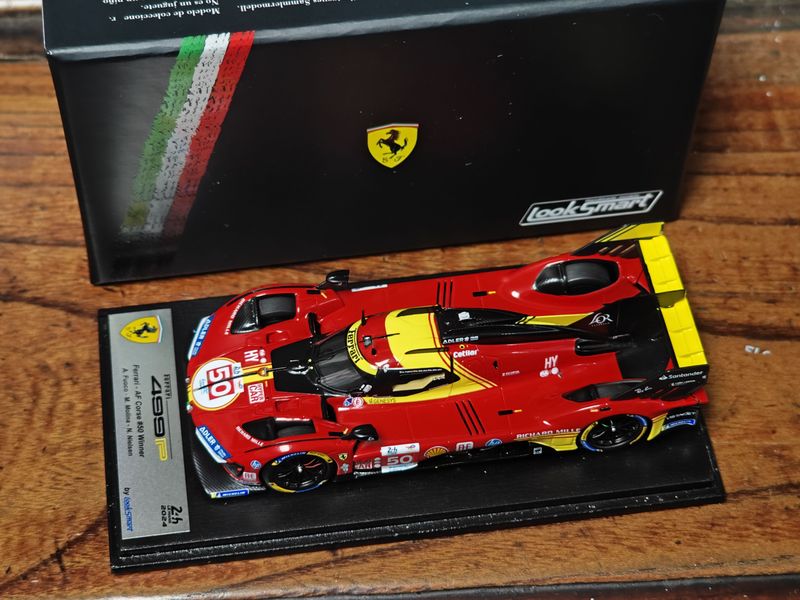 Looksmart Model 1/43 2024 Le Mans Winner Ferrari 499P 50 # Looksmart Model 1/43 2024 Le Mans Winner Ferrari 499P 50 #