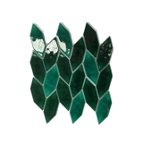 Багз Банни темно-зеленые листья мозаика скандинавская личность ледяная трещина мозаика Интернет знаменитость зеленый стол фон стена кухня