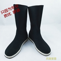 Ancient Costume Gufeng Cos Chinese Opera Bow Shoes Cotton Cp Men And Women Inner Hikes High Official Soldiers Photography Props Teething Boots