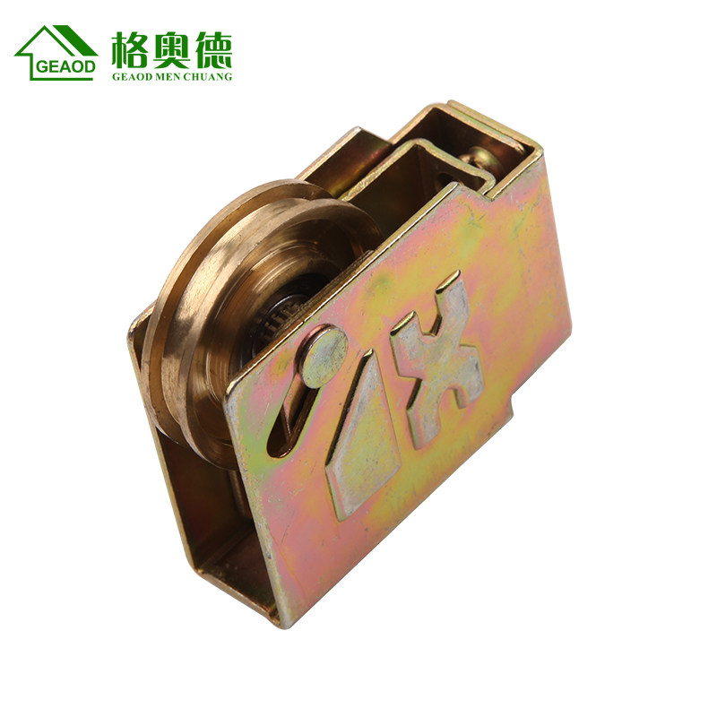 Type 90 aluminum alloy doors and windows pulleys old fashioned push-pull window roller copper pulley window accessories hardware