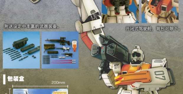 Mẫu Bandai nhập khẩu 1/100 MG RGM-79 [G] Jim 08MS đội sản xuất hàng hải lên đến - Gundam / Mech Model / Robot / Transformers bộ đồ chơi gundam