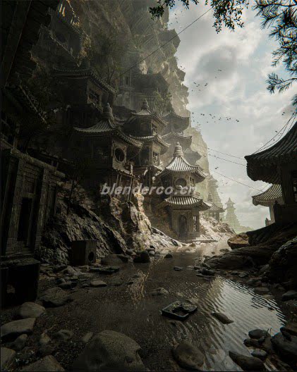 国风古庙场景分享