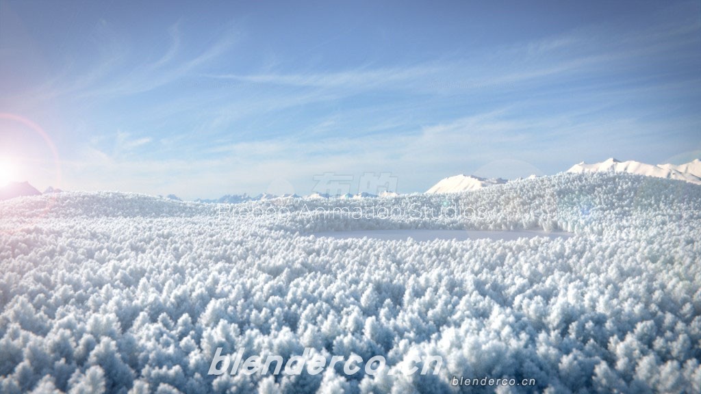 blender冬景雪模型-群友分享-作者不清楚，知道的留言。