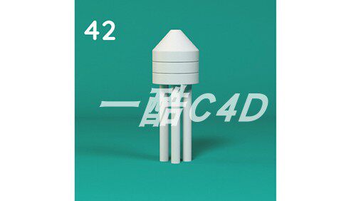 一酷C4D-GSG灰猩猩系列-建筑模型042