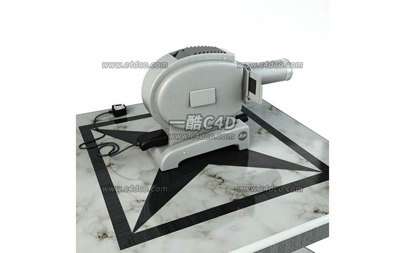 C4D鼓风机放映机模型38