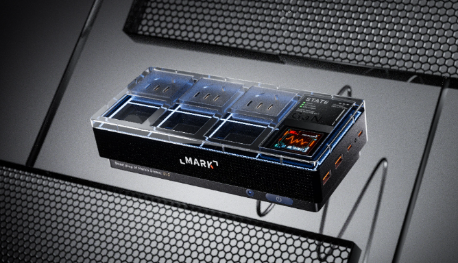 C4D数码3C充电排插智能插座电商OC渲染三维模型场景