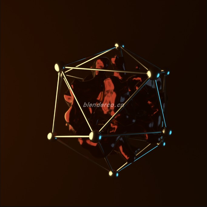 几何节点无限循环噪波液体