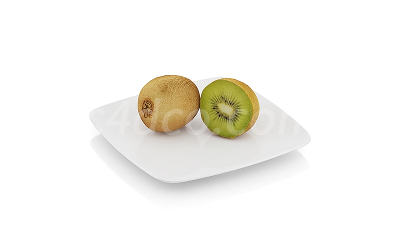 一酷-c4d水果猕猴桃食物模型59