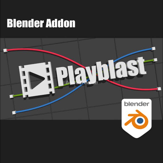 Playblast v1.3.3 软件界面相机视窗录制插件 动画导出插件  FROM Github