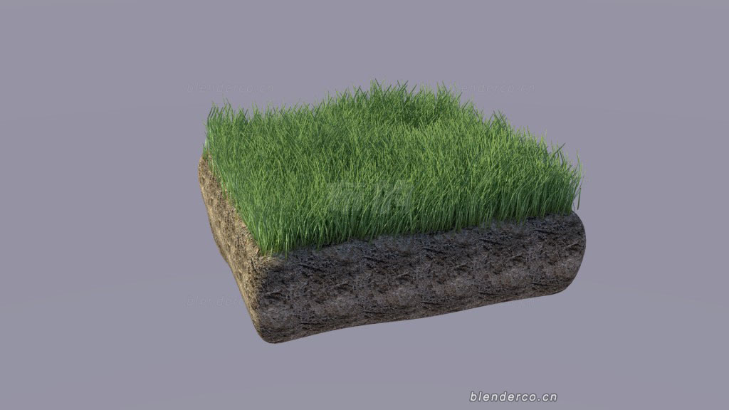 Blender布的-blender草地地皮植物