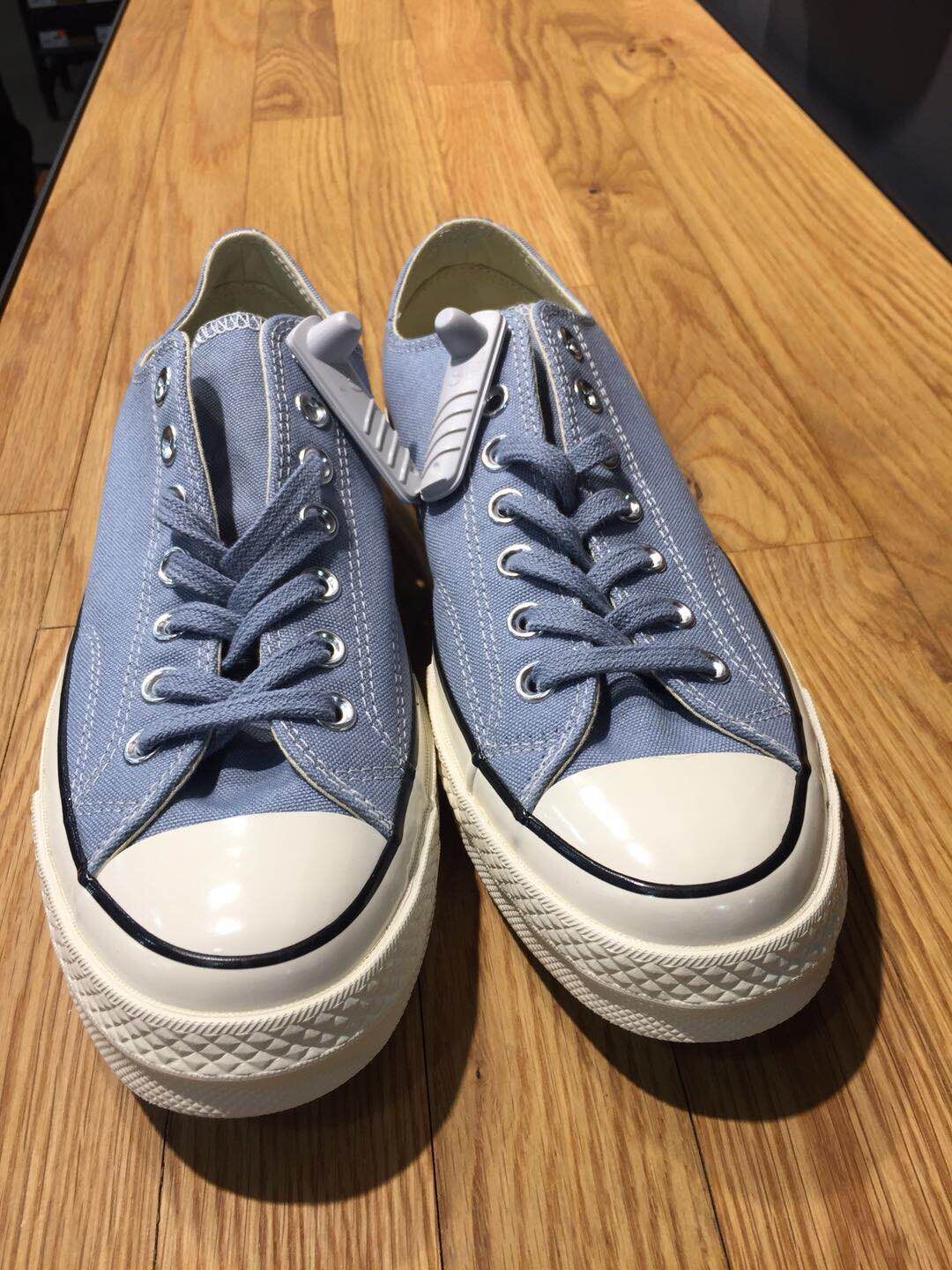 CONVERSE Giày nam mới Converse Giày nữ thập niên 1970 Tiêu chuẩn Samsung thấp để giúp giày vải màu xanh nhạt 162243C top giày sneaker nam