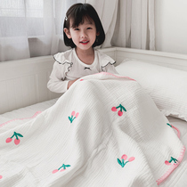 Childrens cotton multifunctional gauze blanket Newborn baby cotton bath towel Childrens towel quilt Newborn baby blanket