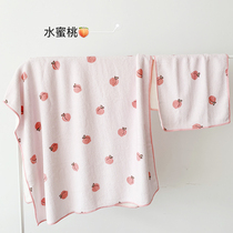 Baby childrens bath towel Newborn baby super soft absorbent towel Cartoon quick-drying childrens bathrobe Towel blanket Nap blanket