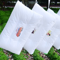 Cartoon childrens pillow 1-3-6 years old kindergarten washable cotton comfortable cotton baby pillow four seasons universal