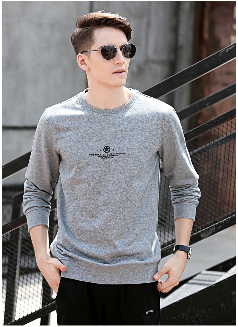 Sweatshirt homme ZHAN en Coton - Ref 3129513 Image 26