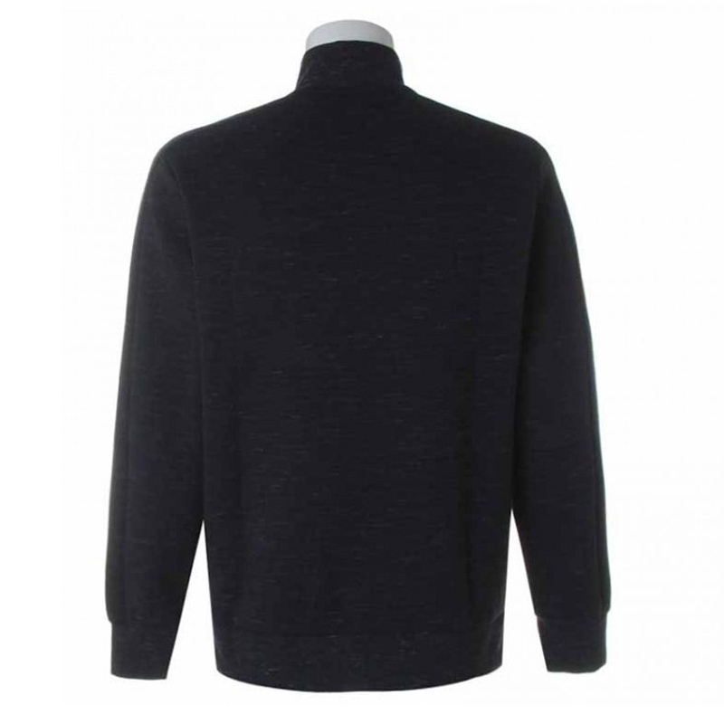 Li Ning nam áo len cardigan áo khoác mùa thu 2018 mới đứng cổ áo khoác nam giản dị áo sơ mi thể thao tay dài - Thể thao lông cừu / jumper áo nỉ nam có mũ